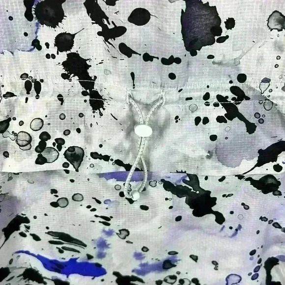 Zella Jacket Blue Women’s Size Medium Packable in Zippered Back Pocket - Picture 6 of 12